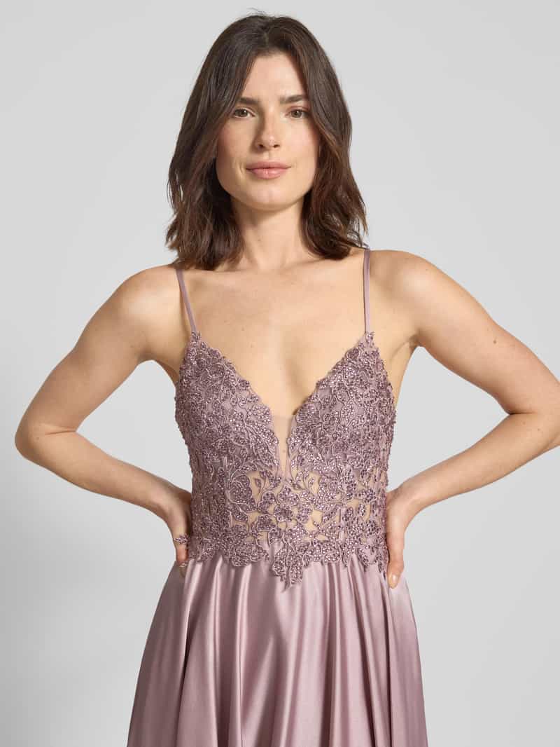 Mascara Avondjurk met hartvormige hals