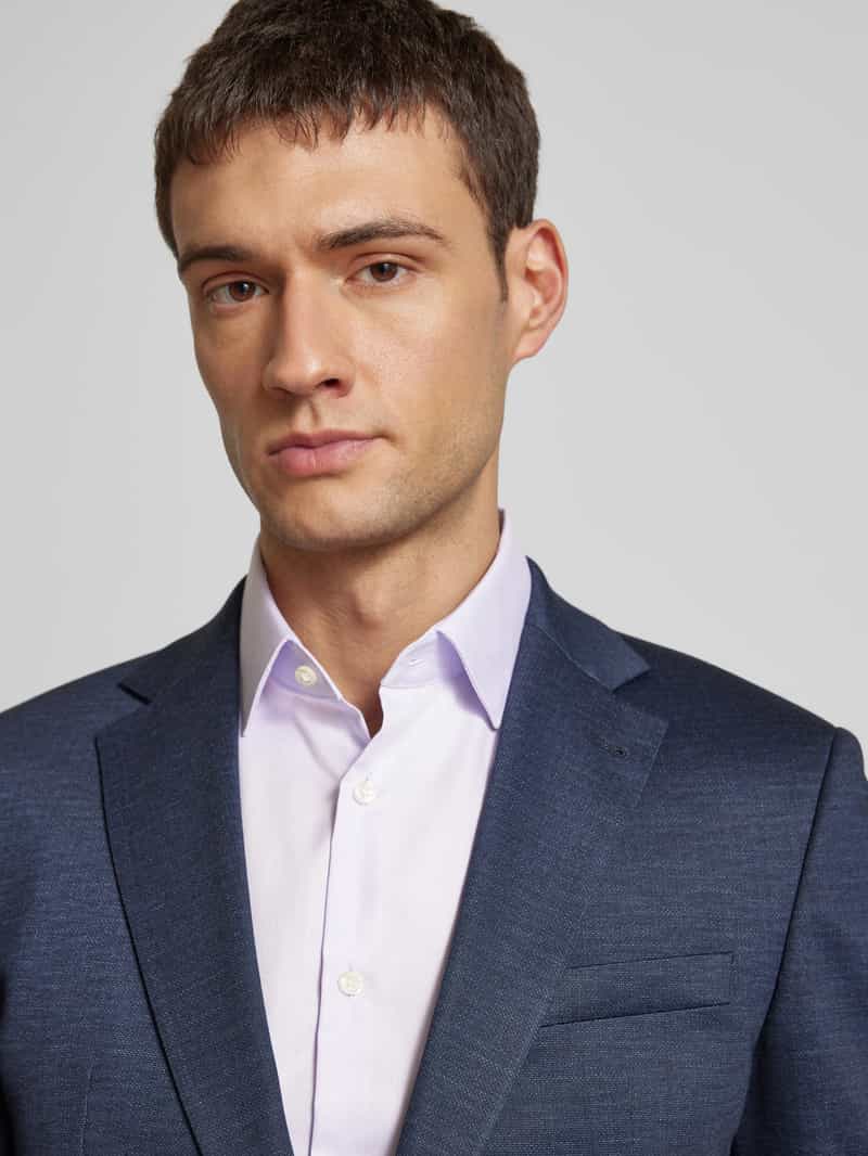 Jake*s Slim fit zakelijk overhemd met kentkraag