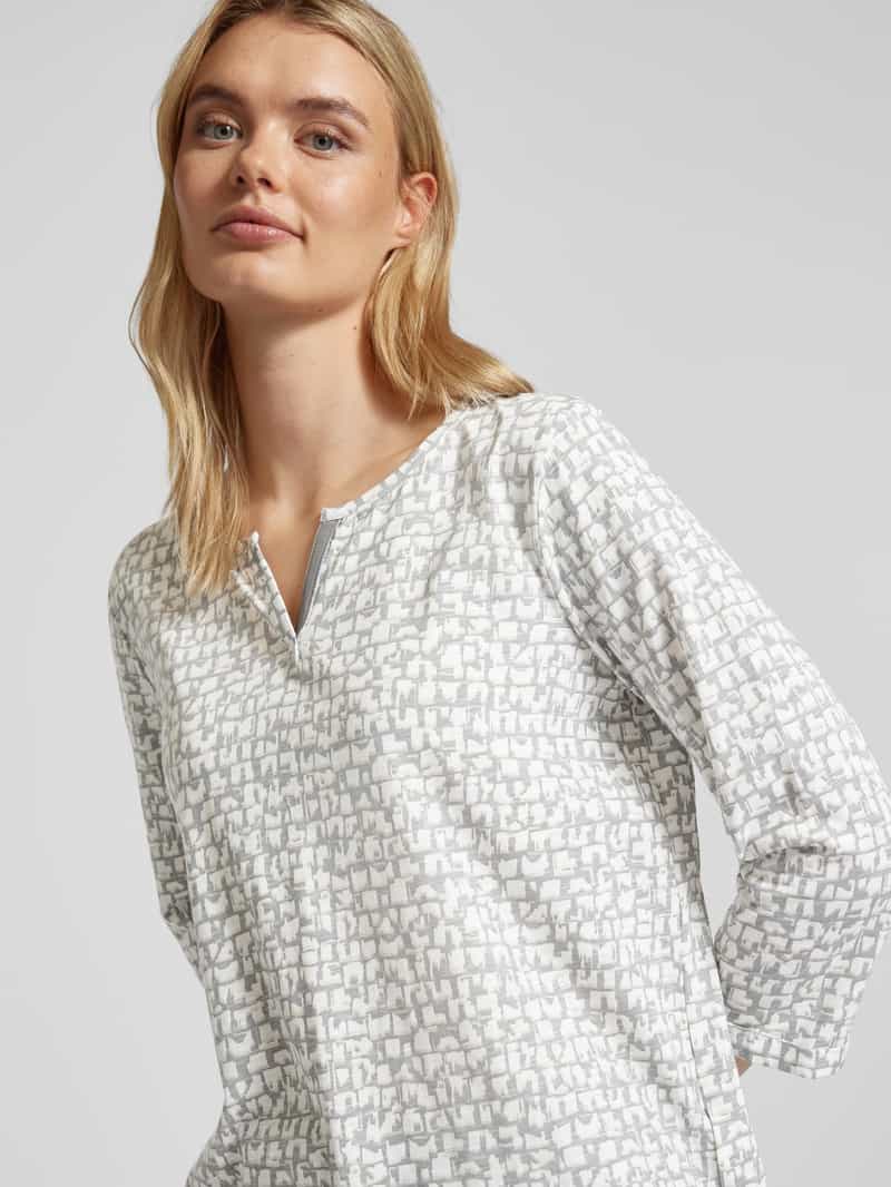 Tom Tailor T-shirt met 3 4-mouwen