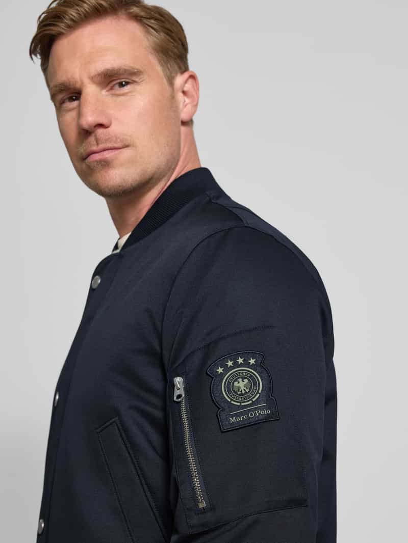 Marc O'Polo Regular fit pilotenjack met katoen × DFB Travel Collection