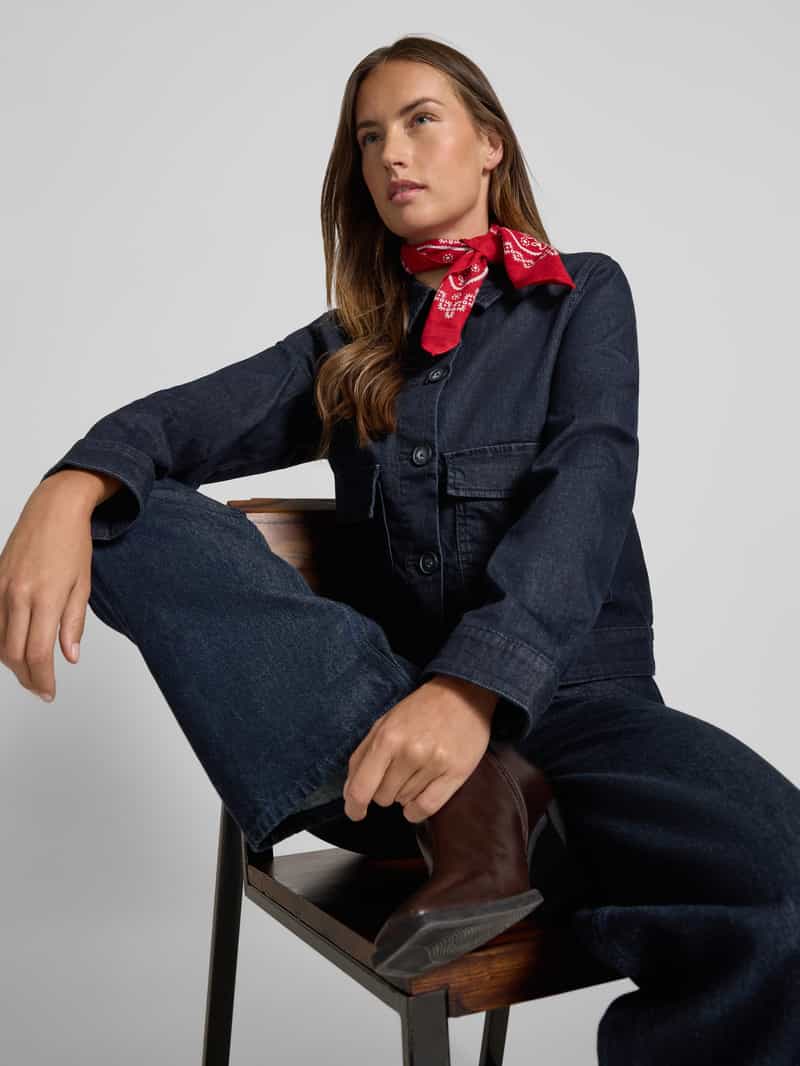 s.Oliver RED LABEL Boxy fit overhemdjack van denim