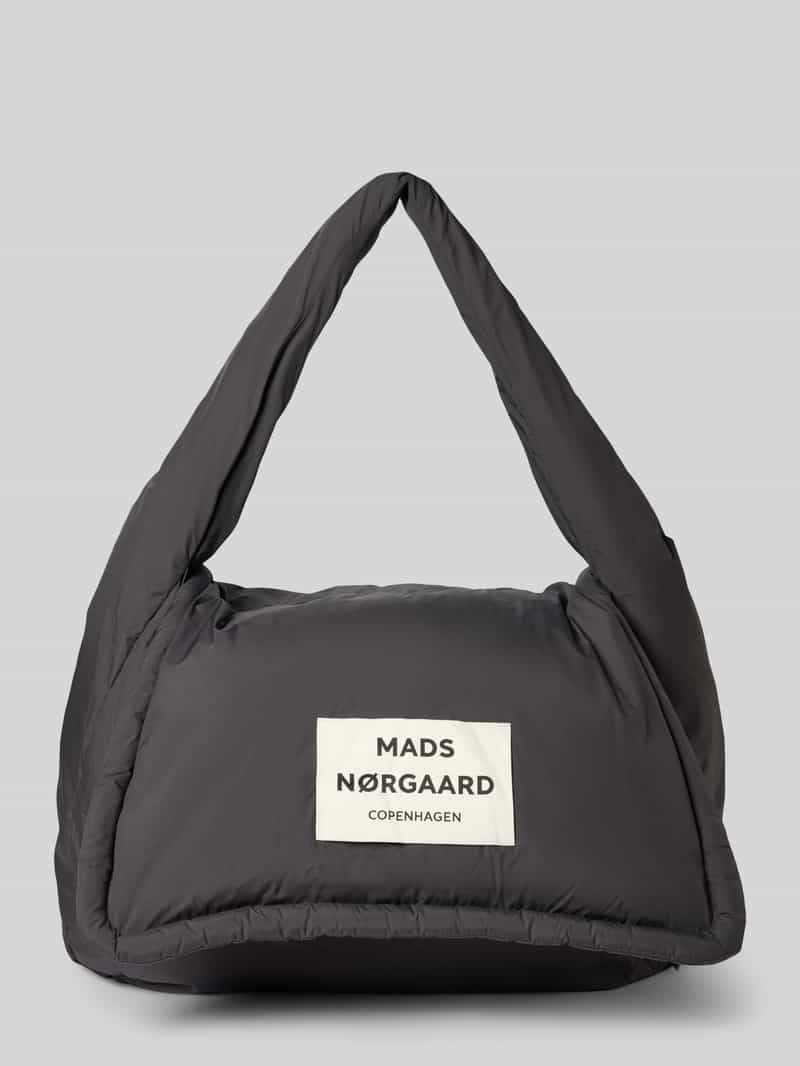 MADS NØRGAARD Handtas met logopatch model 'Bomb'