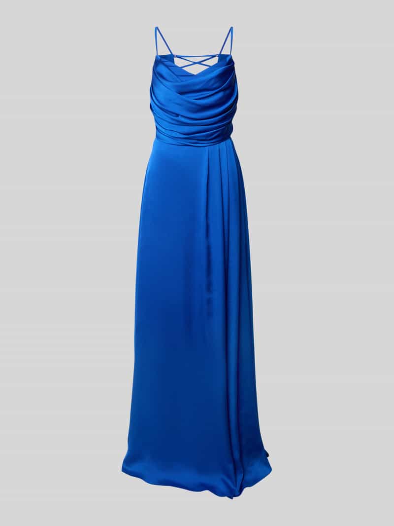TROYDEN COLLECTION Avondjurk met cascadehals