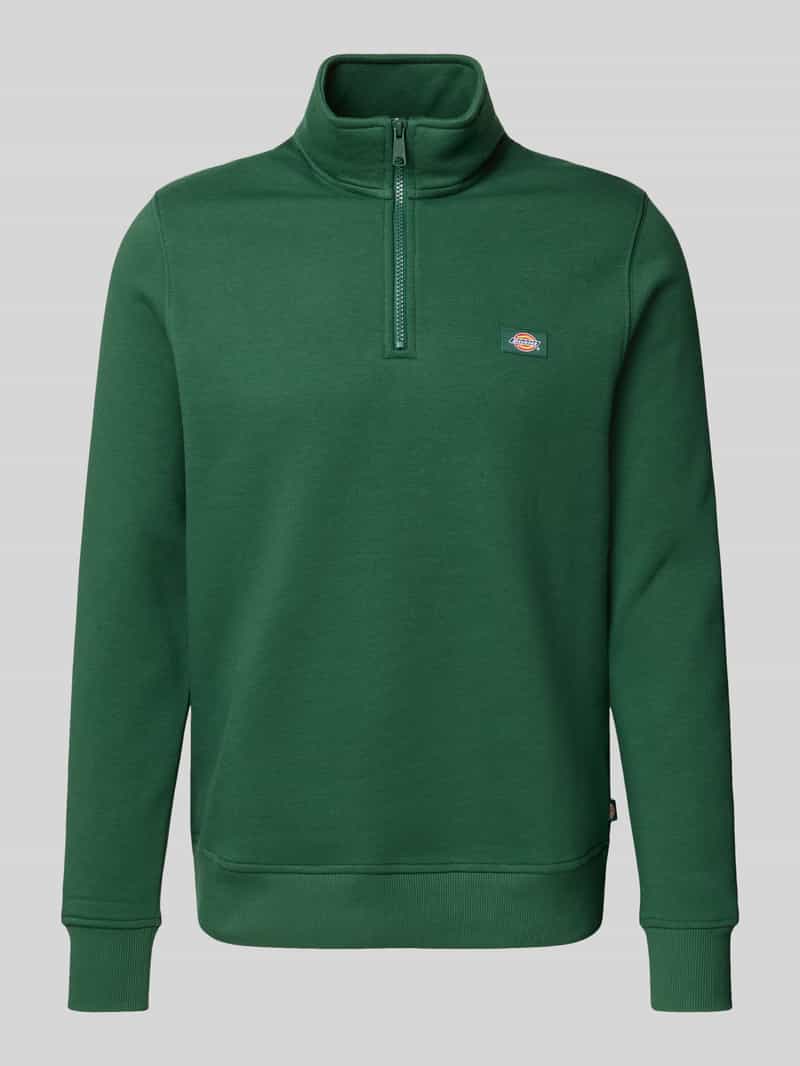 Dickies Sweatshirt met schipperskraag model 'OAKPORT'