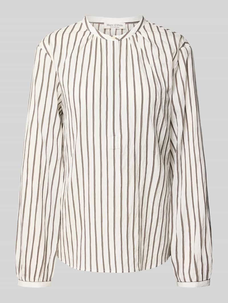 Marc O'Polo Regular fit blouse met lange mouwen van modalmix