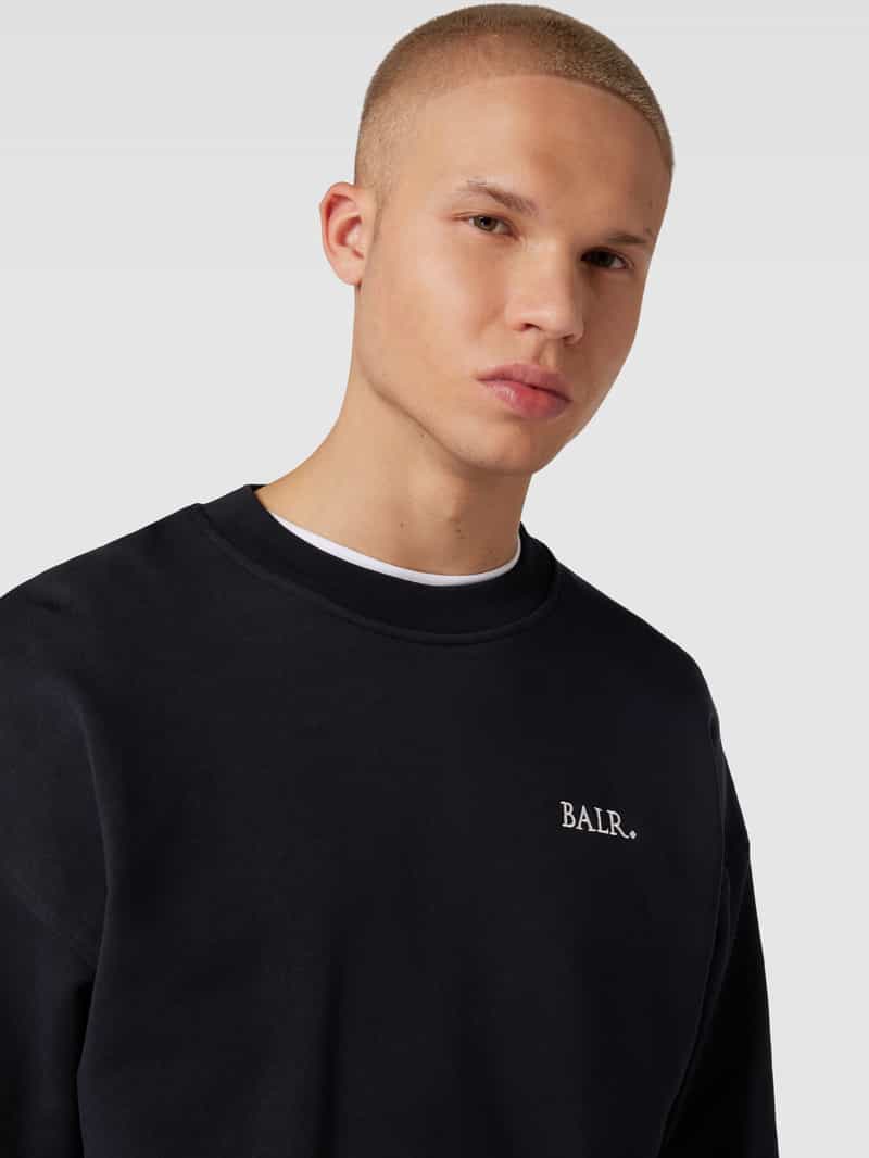 Balr. Sweatshirt met labelstitching model 'Game of the Gods'