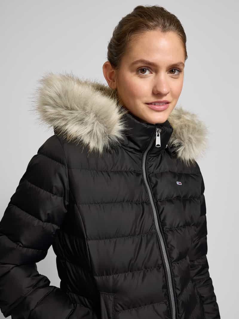 Tommy Jeans Donsjack met labelstitching