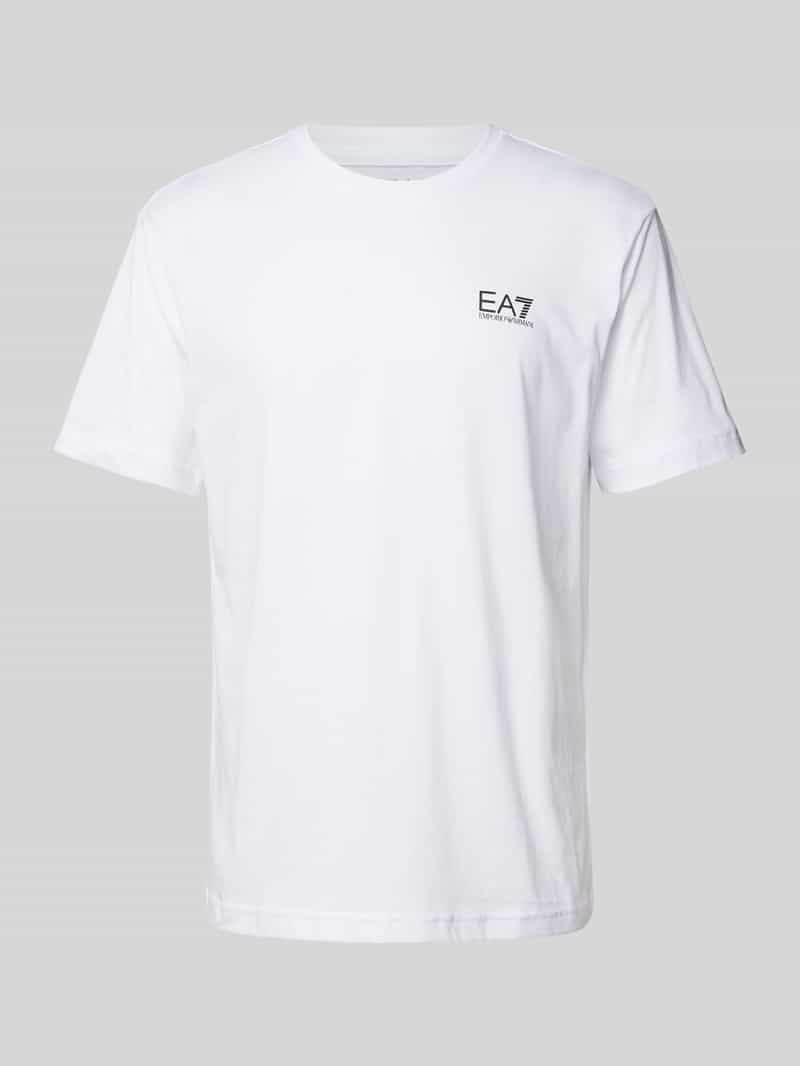 EA7 Emporio Armani T-shirt met labelprint