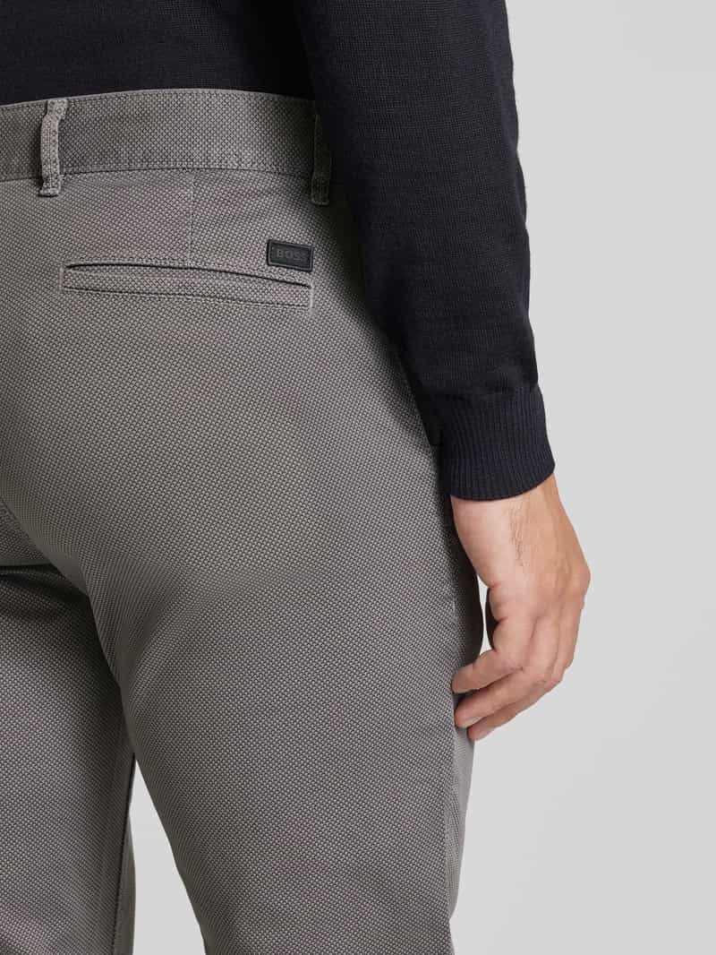 Boss Orange Slim fit chino met ceintuurlussen.