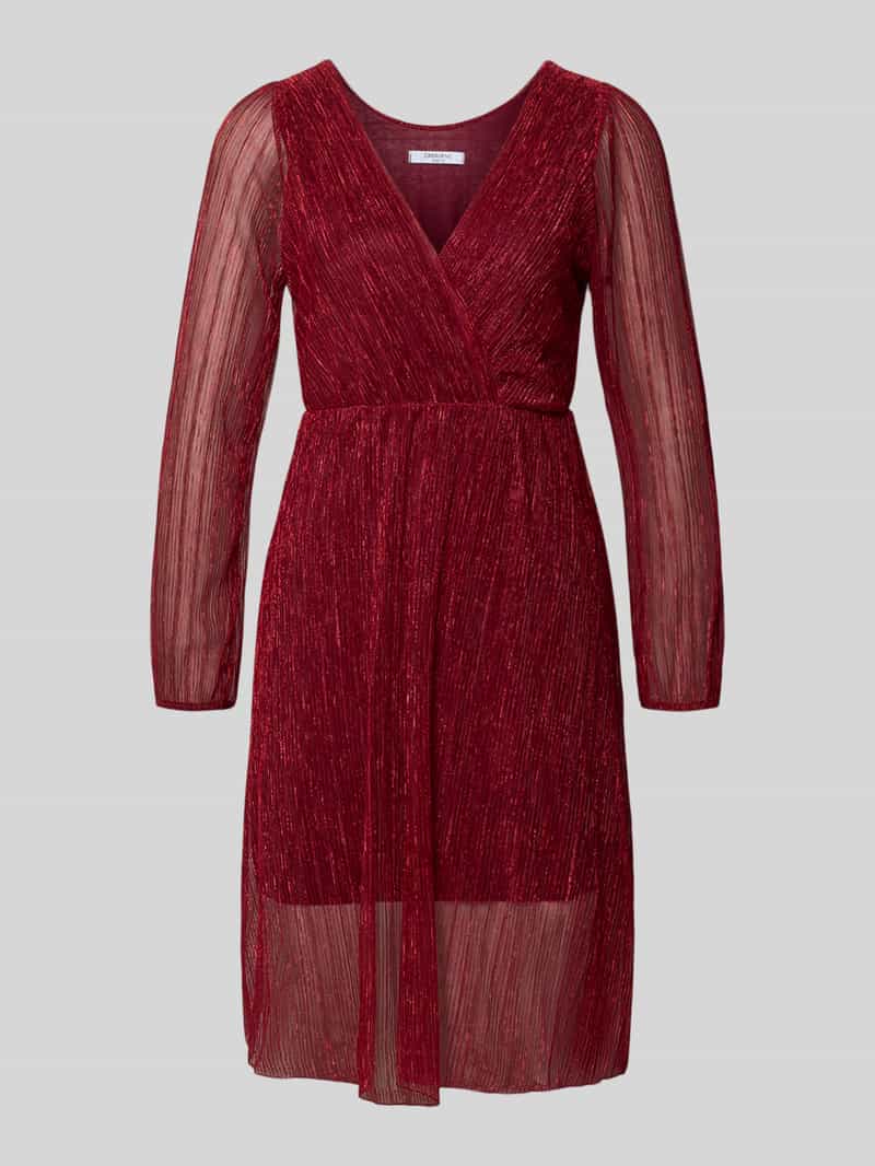 ZABAIONE Mini-jurk met V-hals