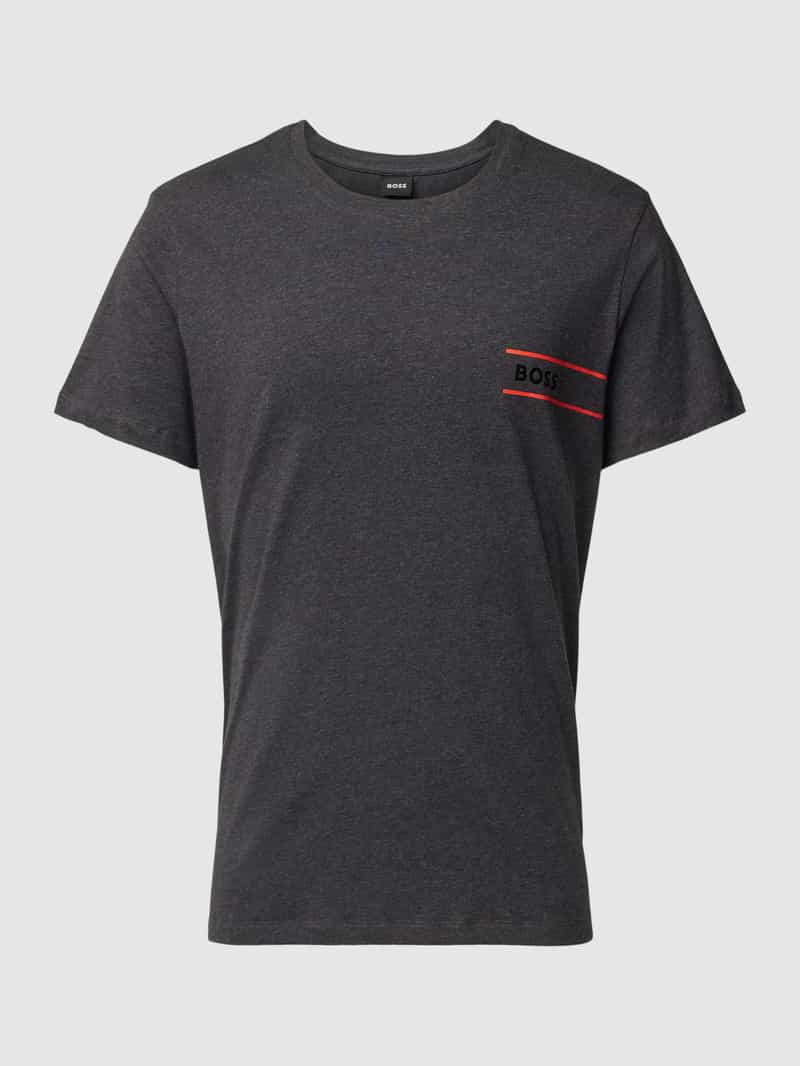 Boss T-shirt met labelprint