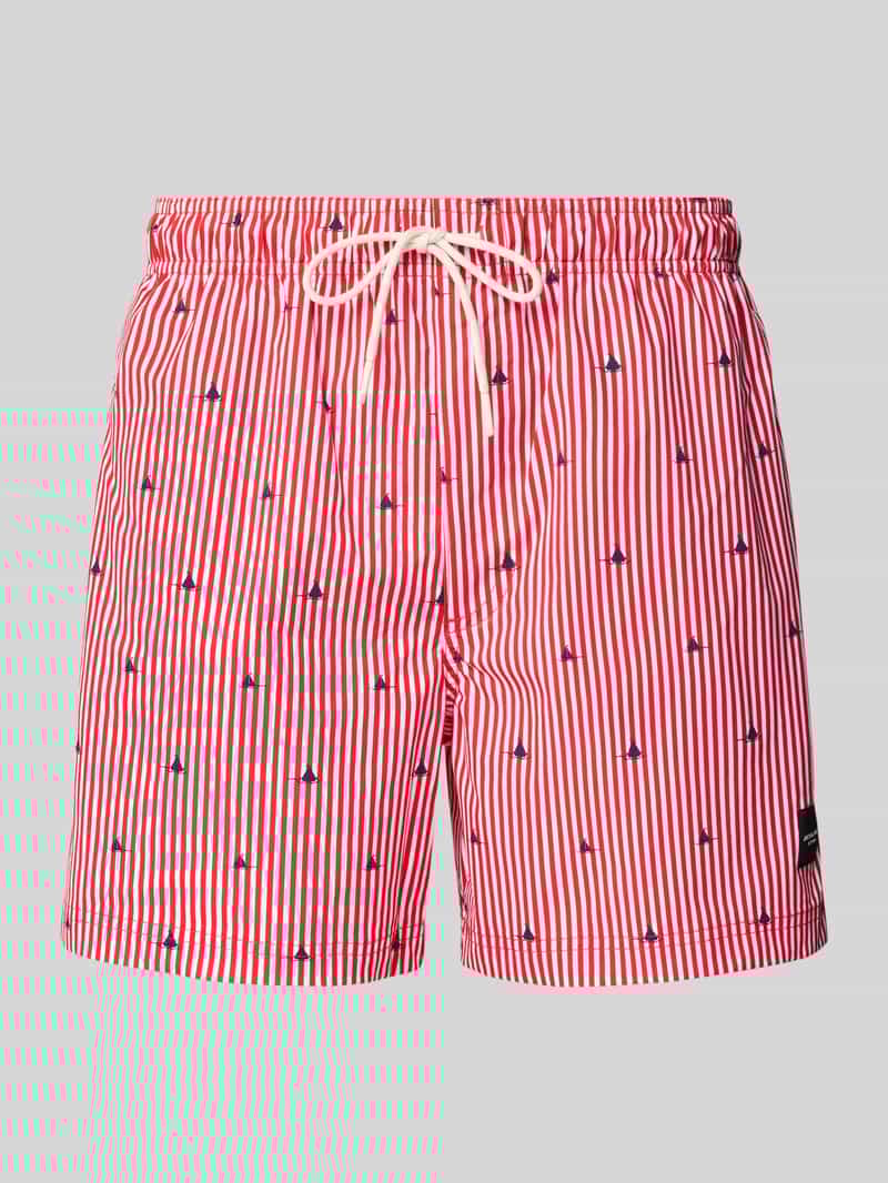 jack & jones Regular fit korte zwembroek met labelpatch model 'STMAUI'