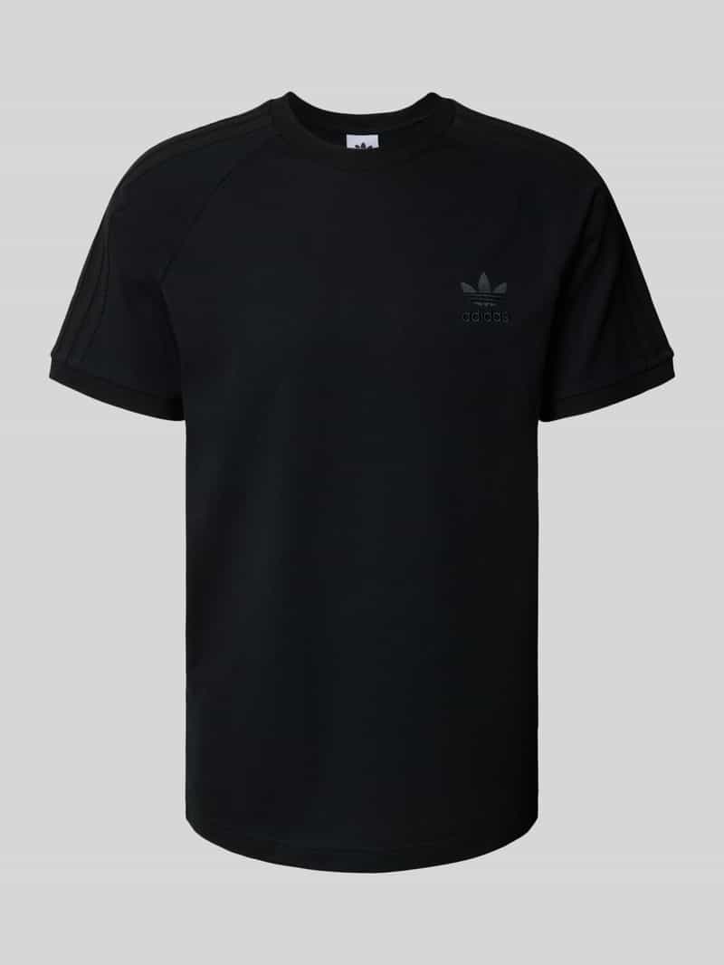 adidas Originals T-shirt met labelstitching en ronde hals