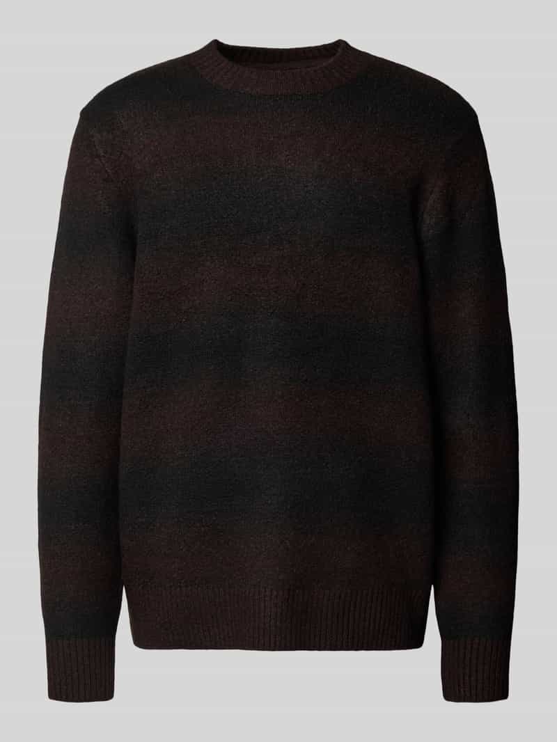 Loose fit gebreide pullover met wol