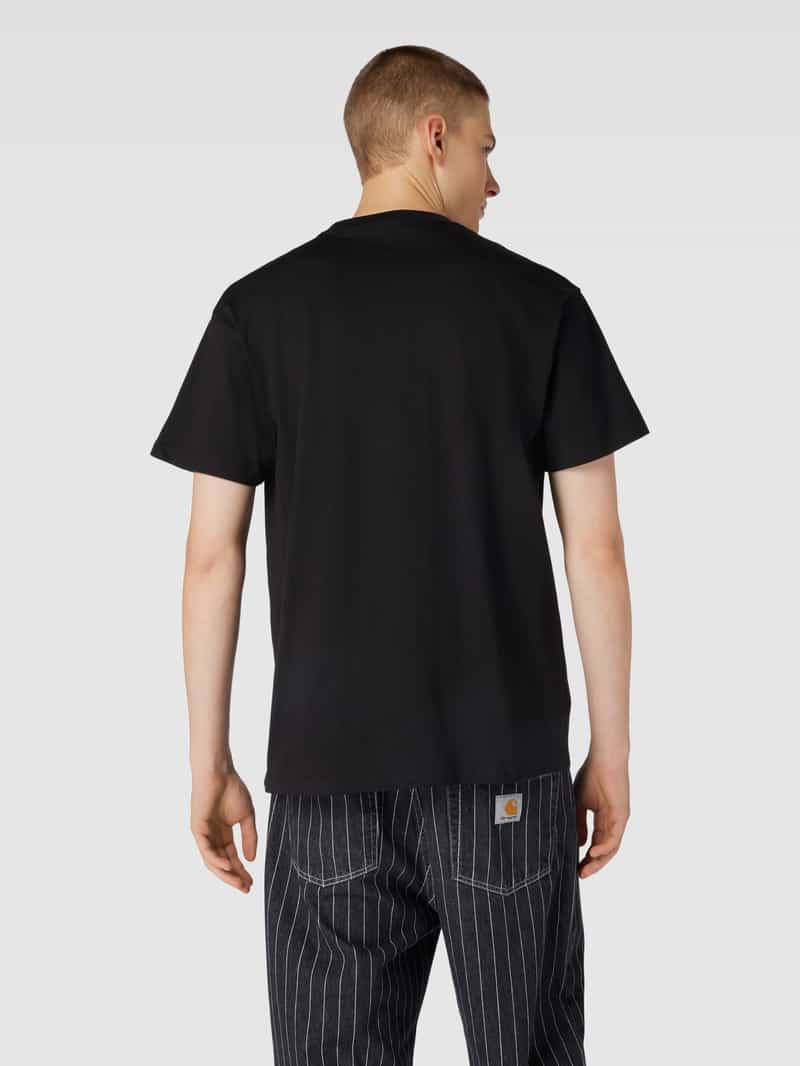 T-shirt met labelstitching, model 'CHASE' Carhartt Work In Progress