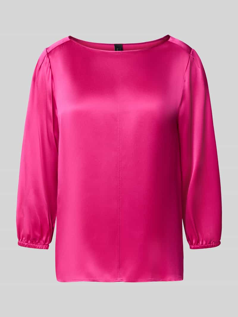 Marc Cain Loose fit blouse met lange mouwen van pure zijde model 'ADDITIONS'
