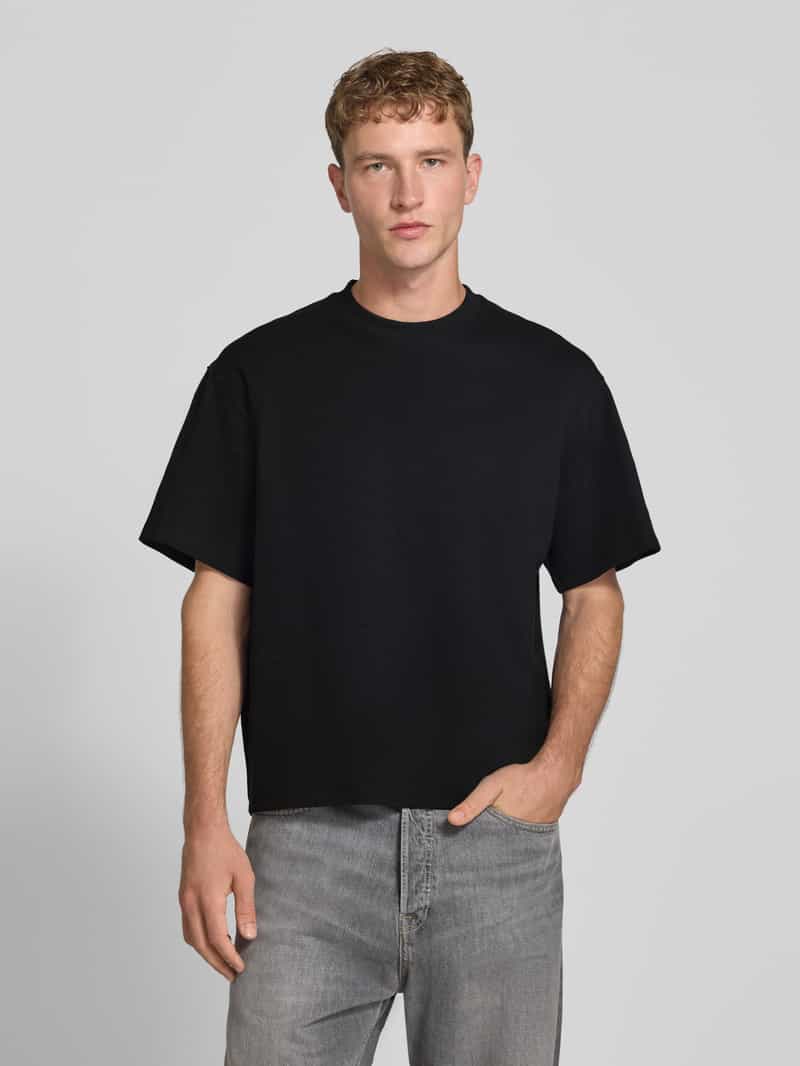 jack & jones relaxed fit t-shirt van elastische katoenmix model 'SCUBA'