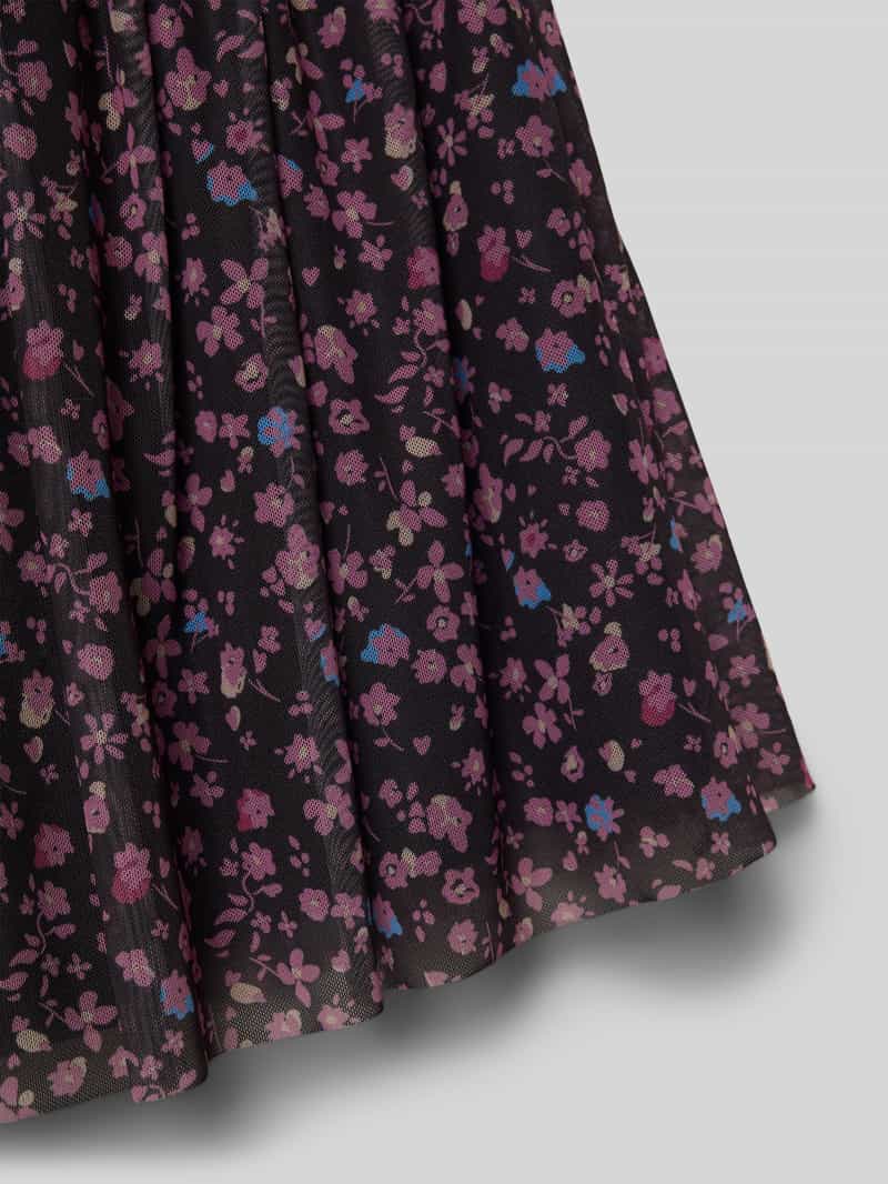 s.Oliver RED LABEL Uitlopende minirok met all-over motief