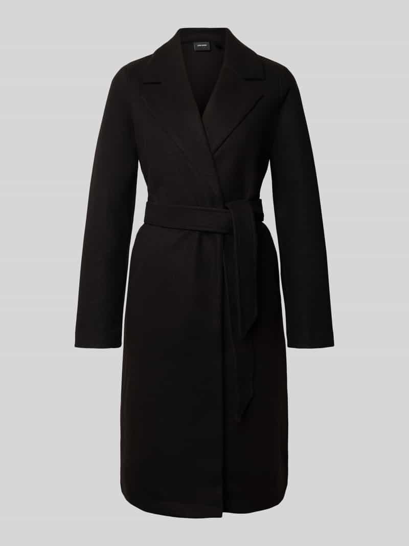 Vero Moda Relaxed fit lange jas met strikceintuur model 'FORTUNEAYA'