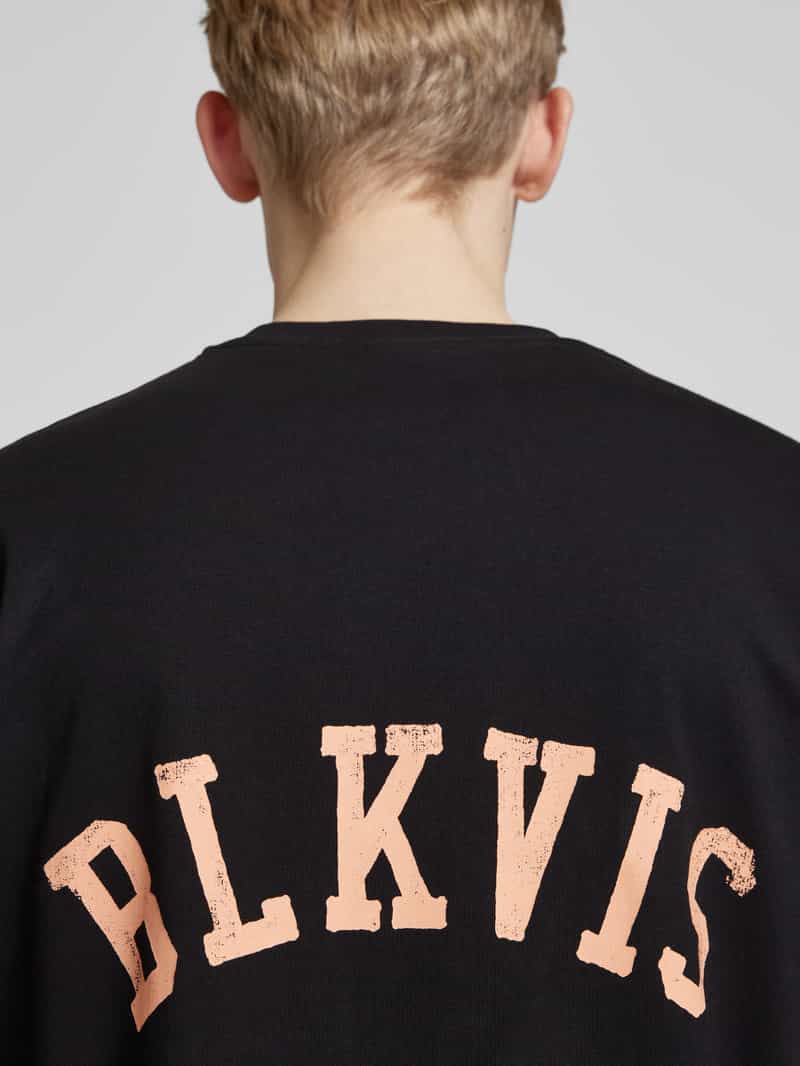 BLKVIS T-shirt met labelstitching model 'ART LOGO'