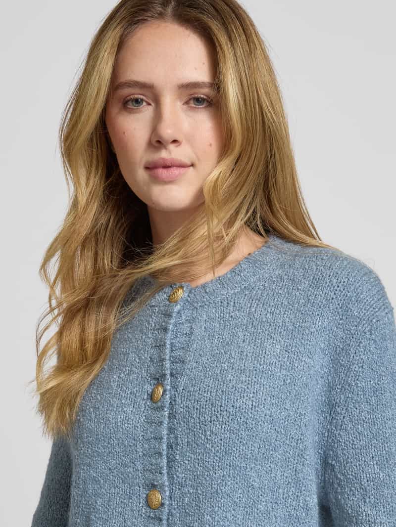 Tommy Hilfiger Gebreid jack met wol en structuurmotief
