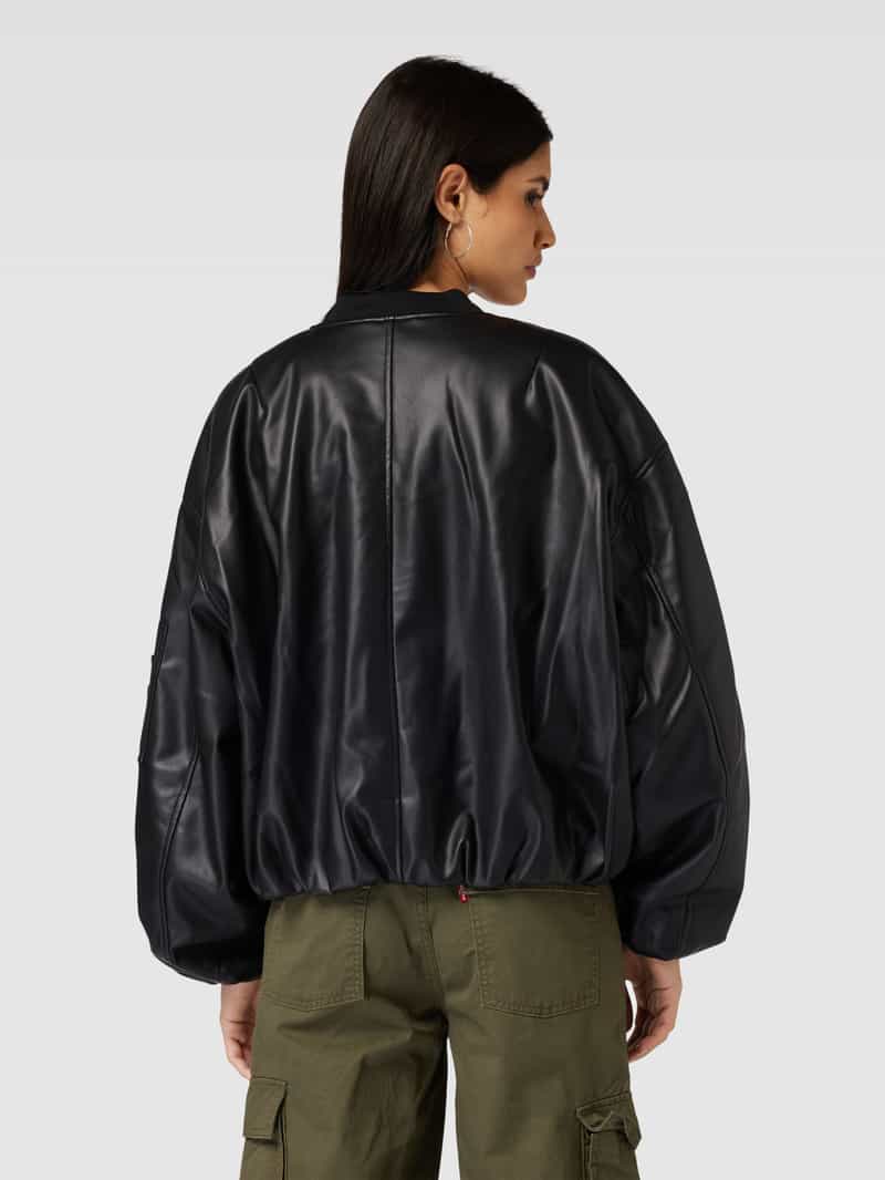 Jas in leerlook WITHBLACK