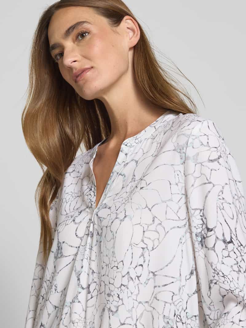 herzensangelegenheit Relaxed fit zijden blouse met stretch