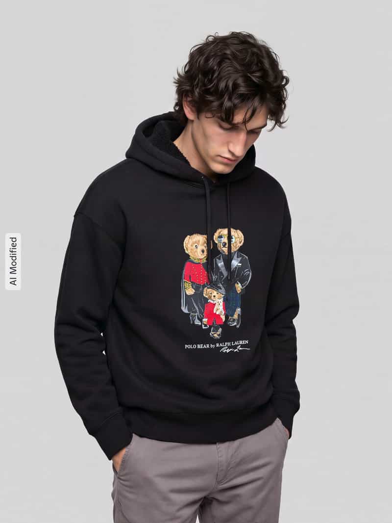 Polo Ralph Lauren Regular fit hoodie van katoenmix
