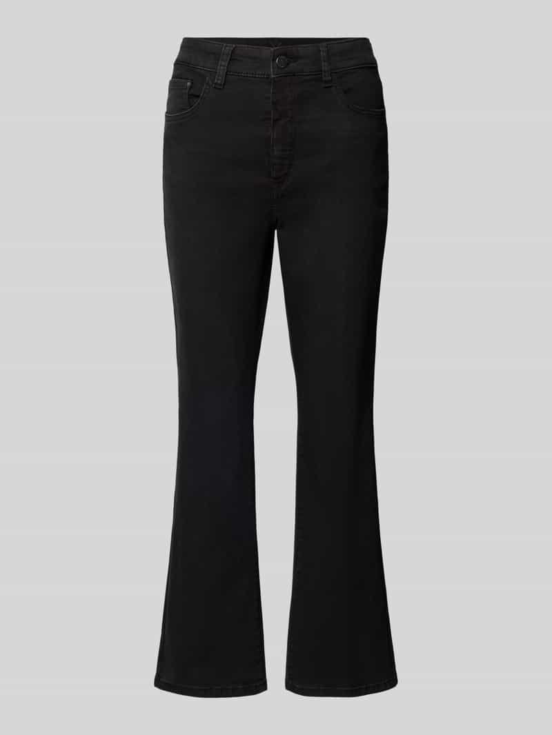MAC High waist jeans wide fit met dark wash model 'Dream Kick'