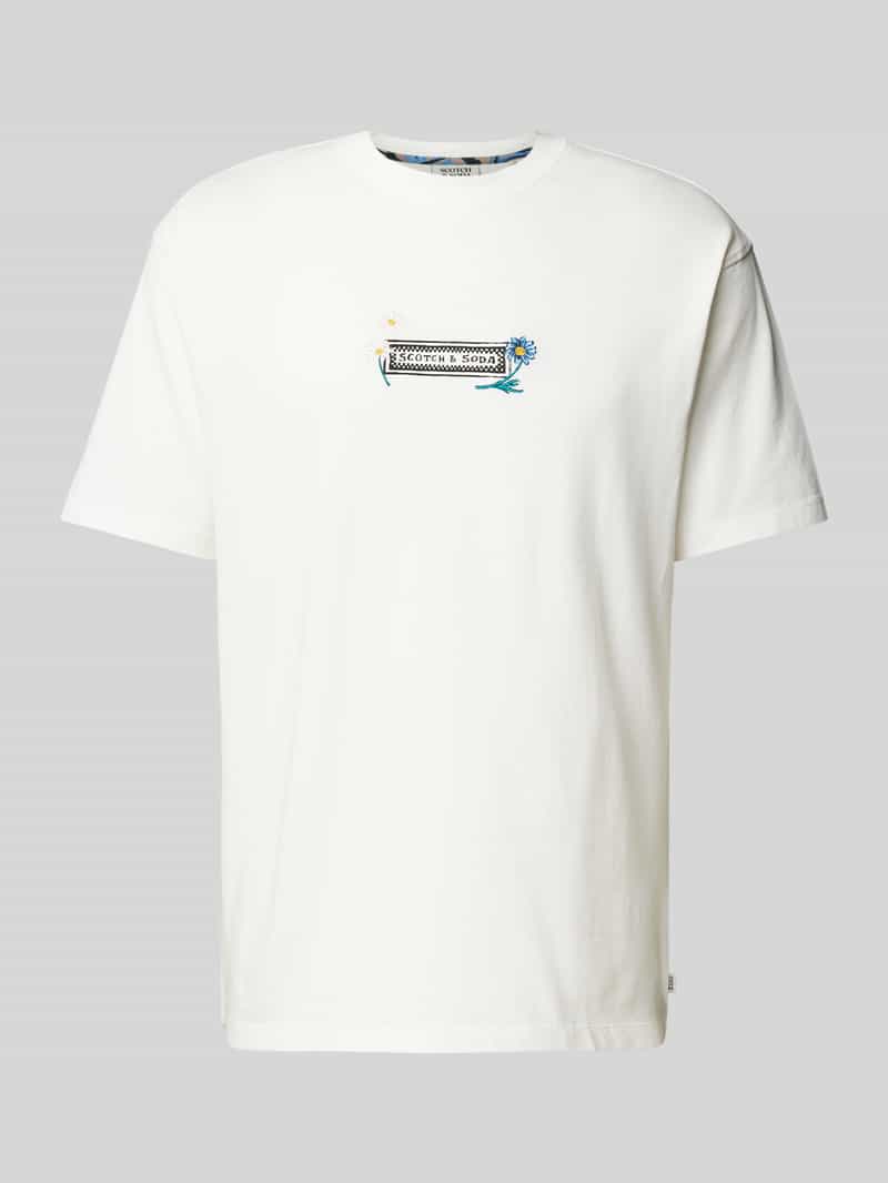 Scotch & Soda T-shirt met labelprint