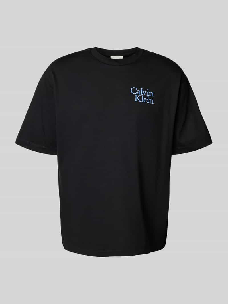 Calvin Klein Jeans T-shirt met labelstitching