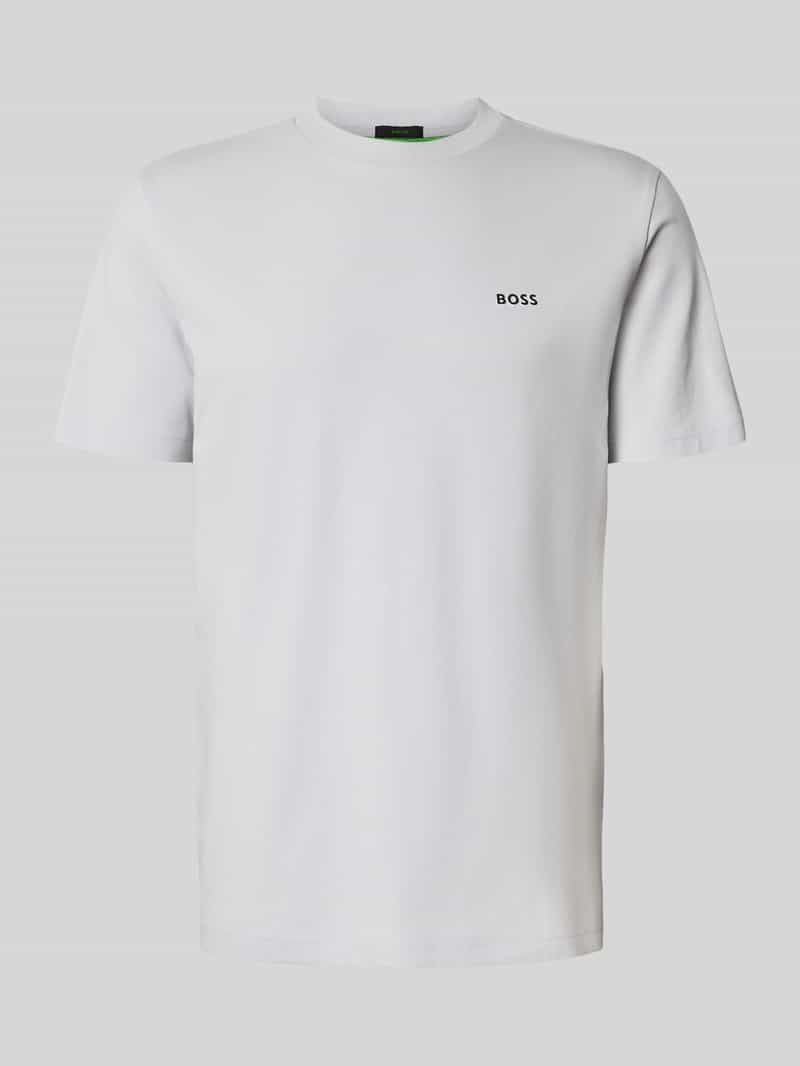 BOSS Green Regular fit T-shirt van katoenmix model 'TEE'