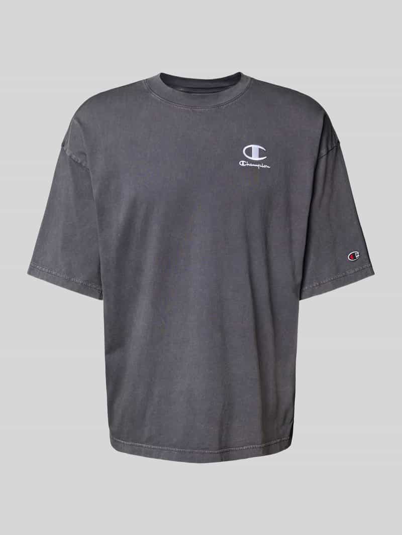 Champion Relaxed fit T-shirt met labelstitching
