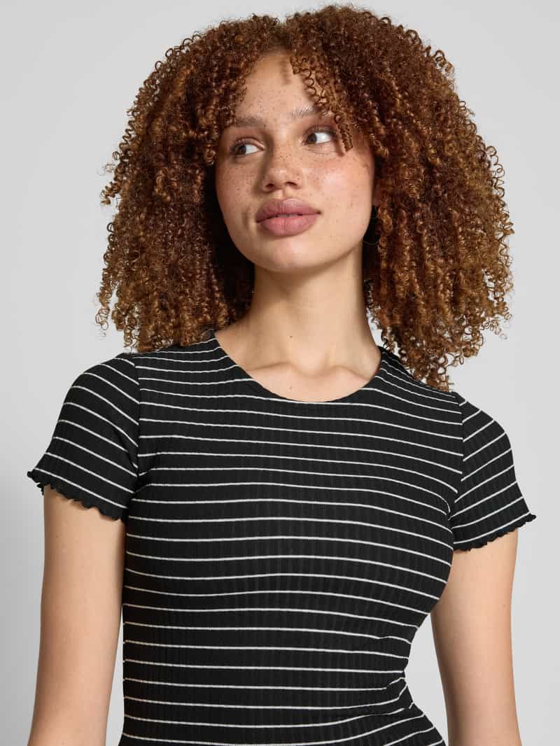 Only Slim fit T-shirt met viscose model 'EMMA'