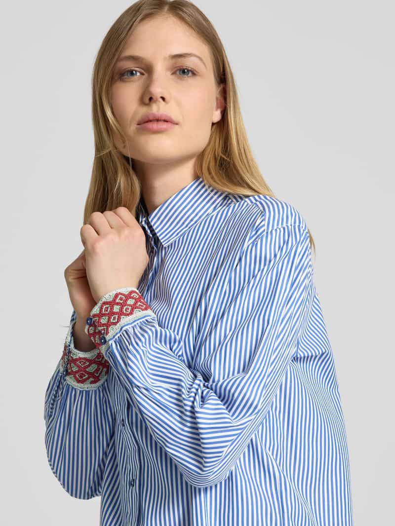 Christian Berg Woman Regular fit overhemdblouse met doorknoopsluiting
