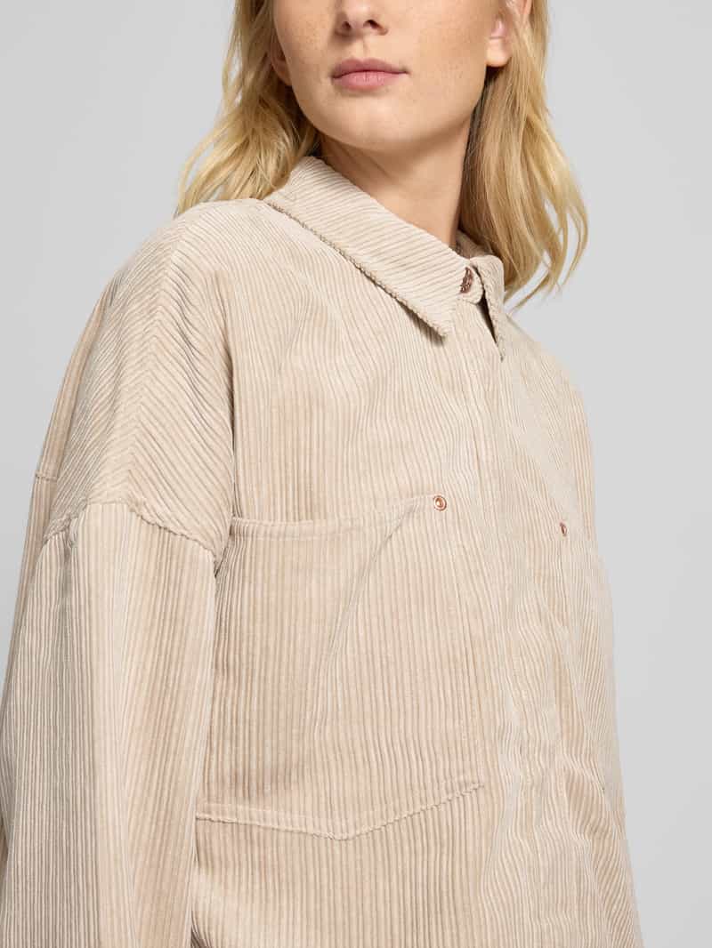 Only Regular fit overhemdjack met borstzakken model 'JANINE'