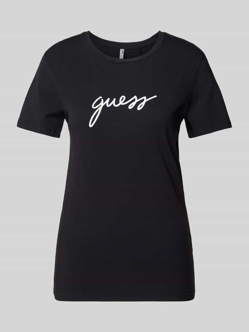 Guess T-shirt met labelprint model 'CARRIE'