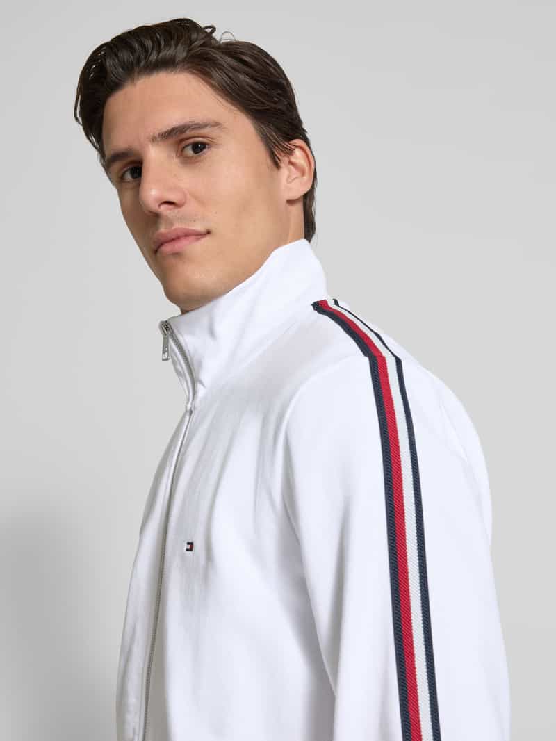 Tommy Hilfiger Regular fit sweatjack van puur katoen