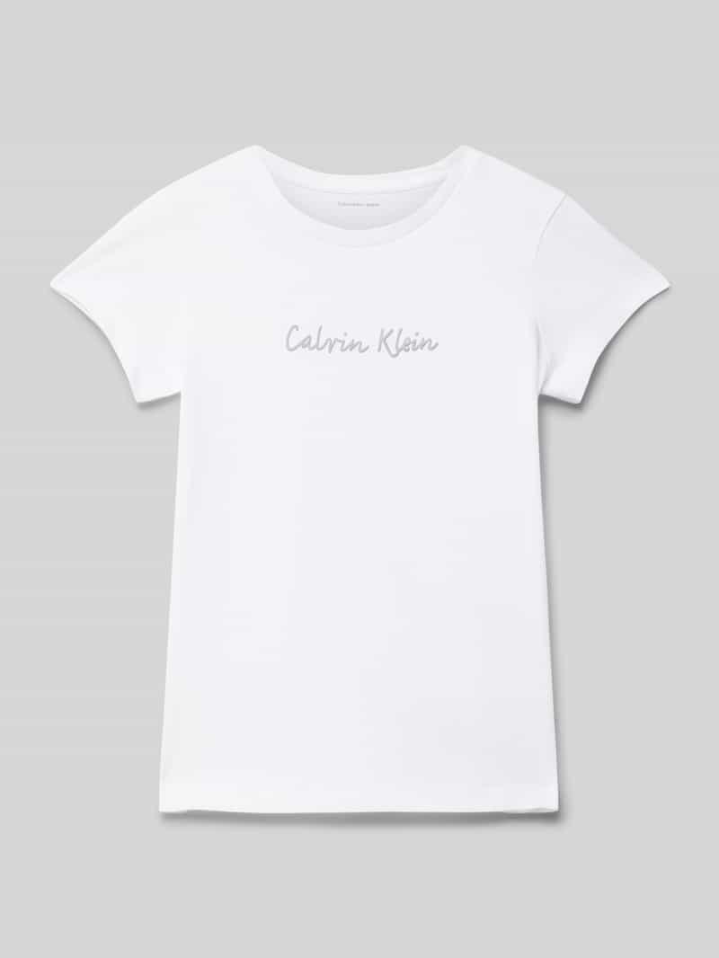 Calvin Klein T-shirt SCRIPT LOGO SLIM SS T-SHIRT