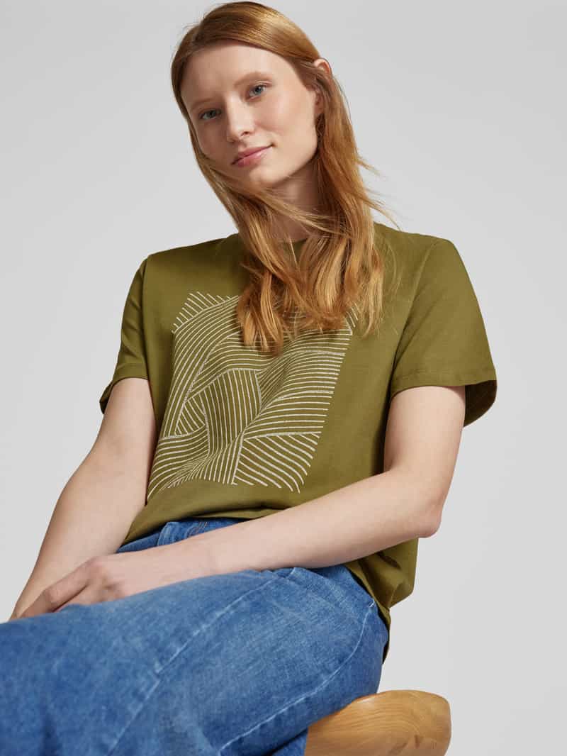 Vila T-shirt met motiefprint model 'SYBIL'