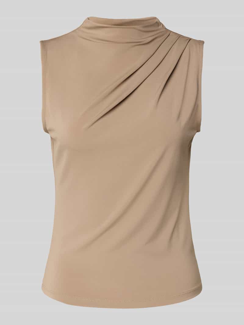 Pieces Shaped fit top met opstaande kraag model 'MADISON'