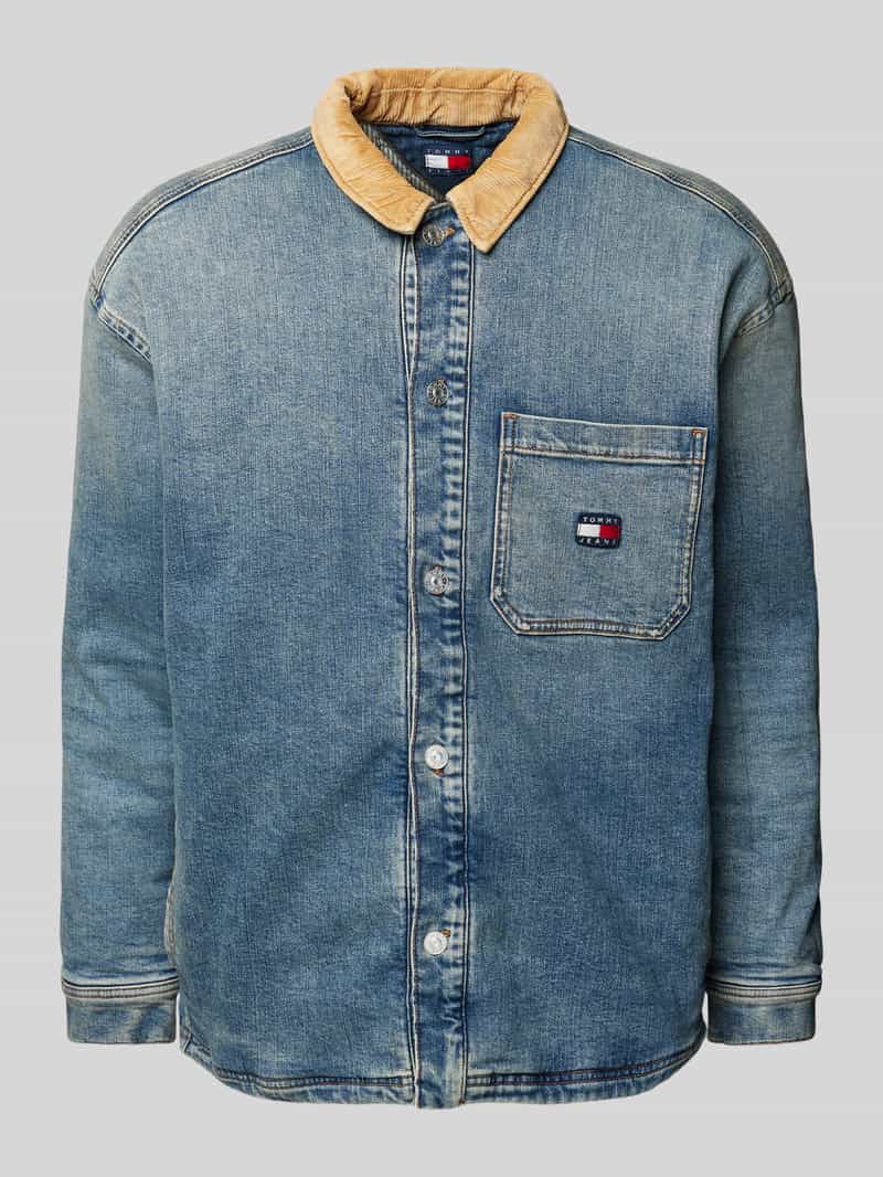 Tommy Jeans Jeansjack met opgestikte borstzak model 'COACH'