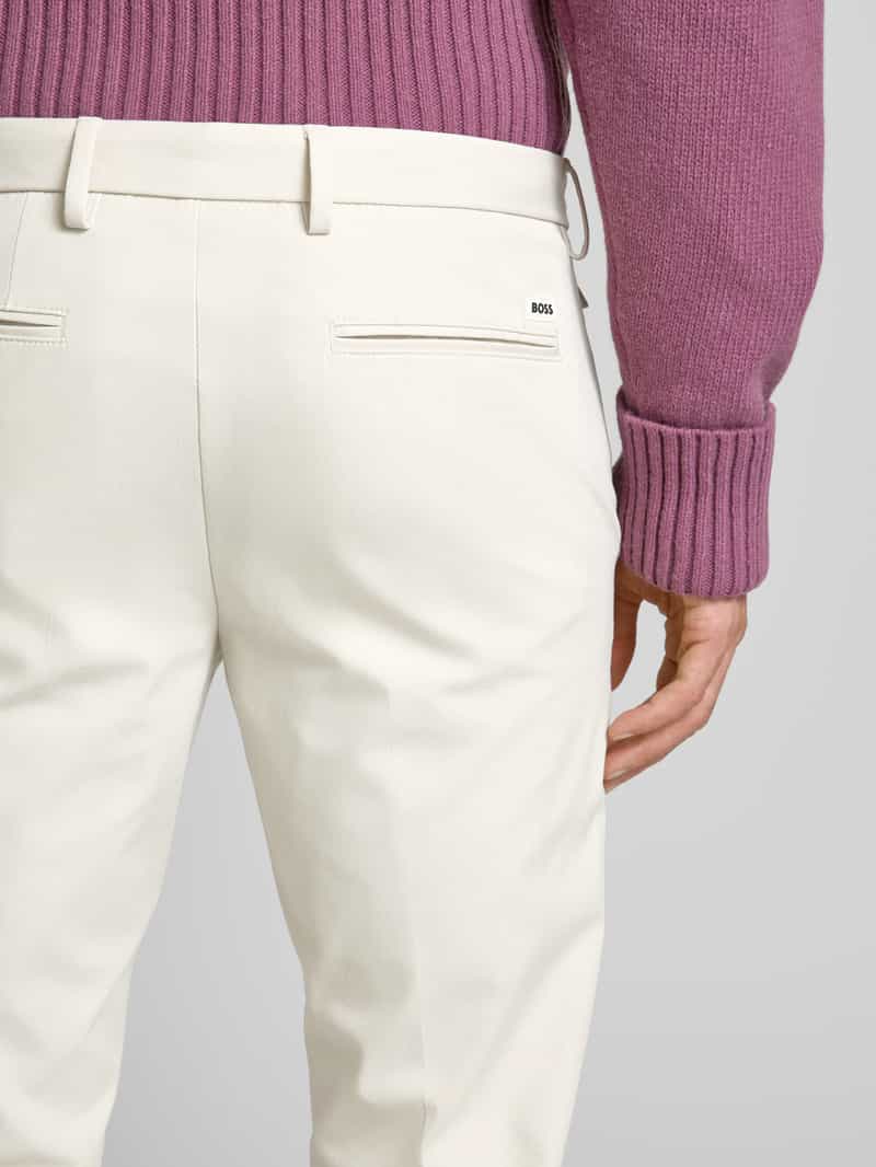 Boss Stoffen broek met Franse steekzakken model 'Kaito'
