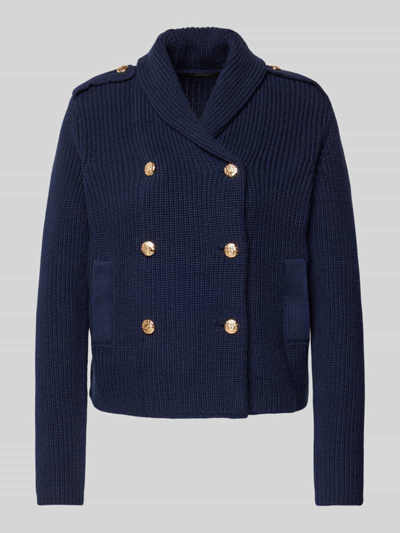 Lauren Ralph Lauren Gebreid jack met strookzakken model 'WILMAT'