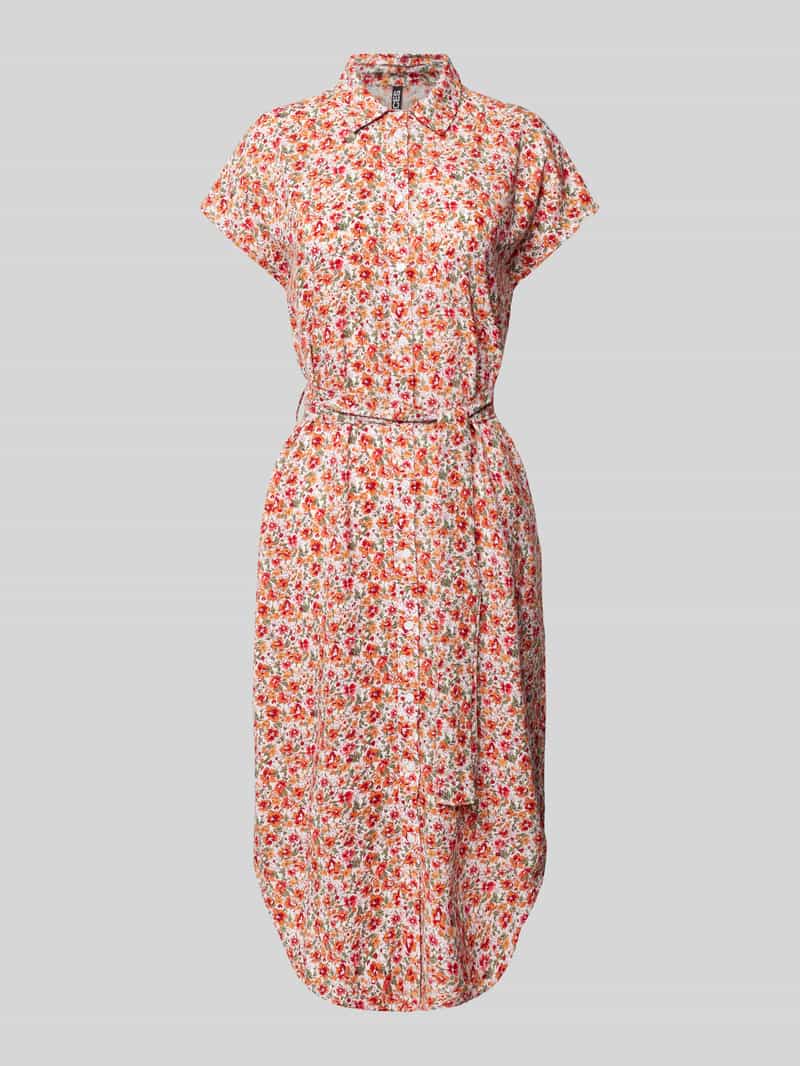Pieces Smalle blousejurk met all-over print model 'NYA'