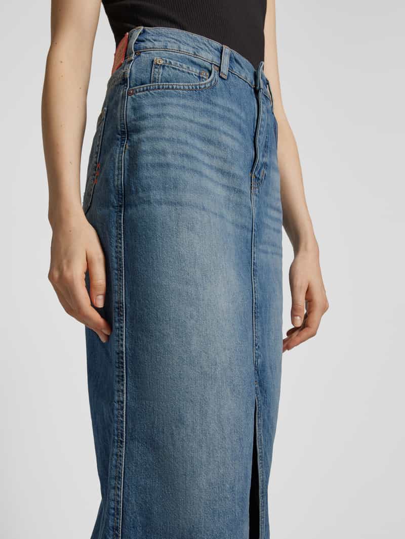 Scotch & Soda Jeansrok met loopsplit