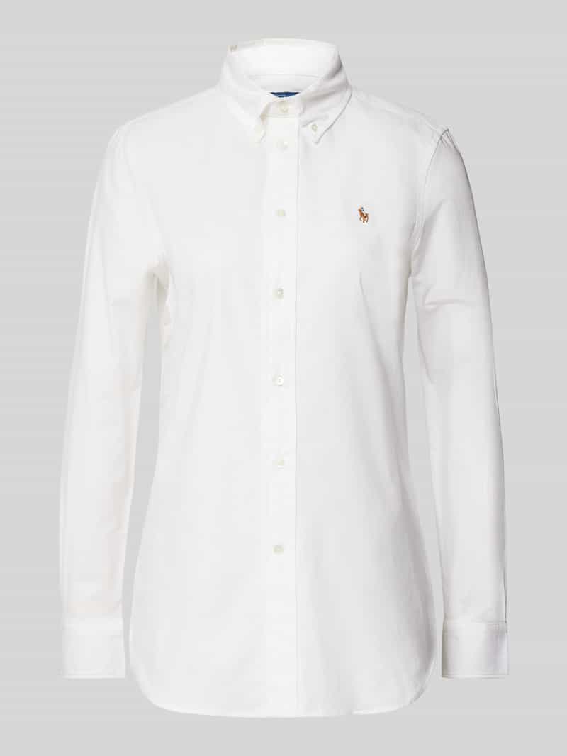 Polo Ralph Lauren Regular fit overhemdblouse met logostitching
