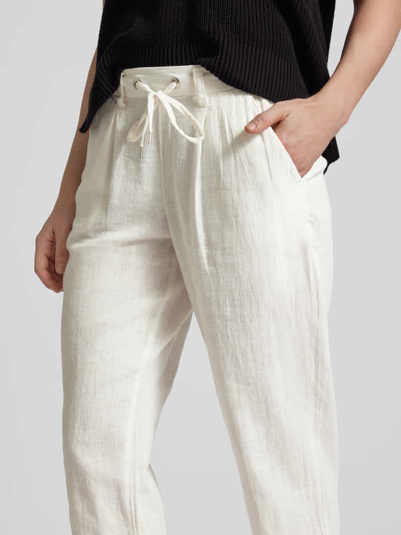 QS Stoffen broek met elastische band