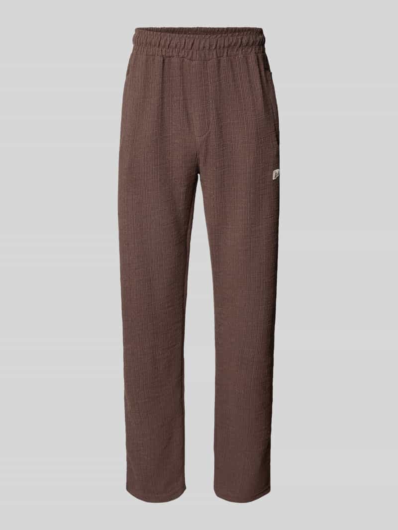 PEGADOR Regular fit sweatpants met structuurmotief model 'Libco'