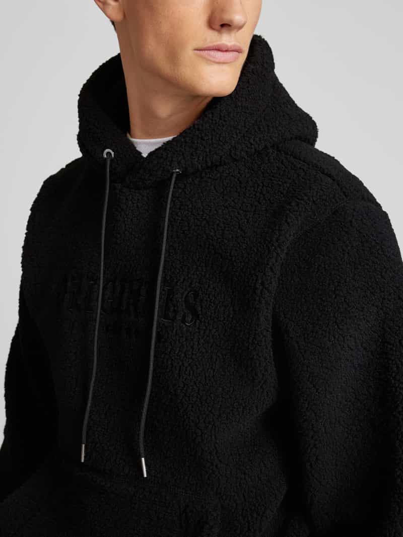 jack & jones Hoodie met labelstitching model 'FREDERIKSBERG'